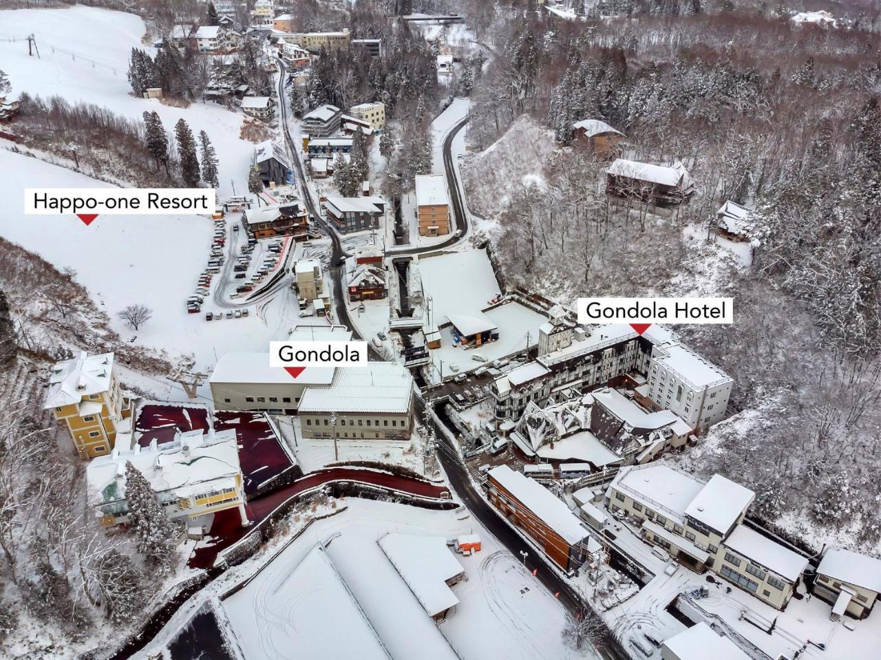 Hakuba Gondola Hotel Bagian luar foto